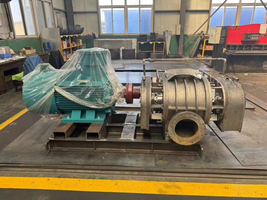 Saudi Customer Orders 3 Stainless Steel Roots Blower for Methane Gas Transportation